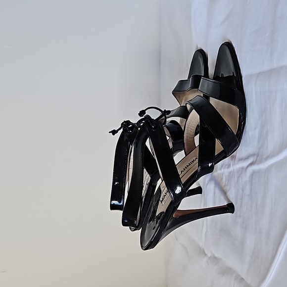 MANOLO BLAHNIK - vintage 90s black patent leather heels - Picture 3 of 6